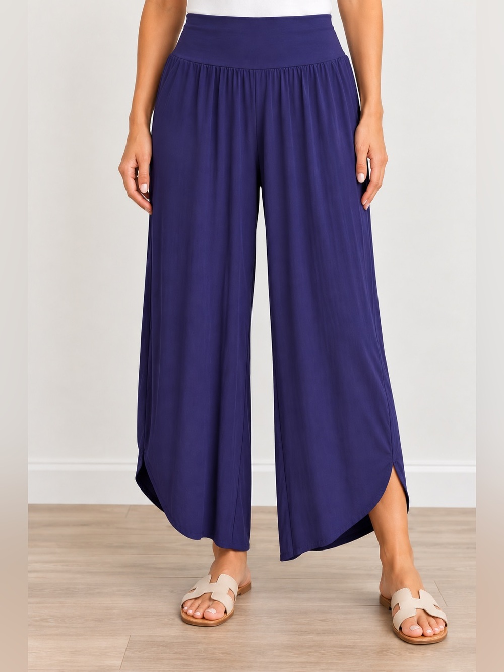 Halara Breezeful Wide Leg Pants in Blue Size Large NWT